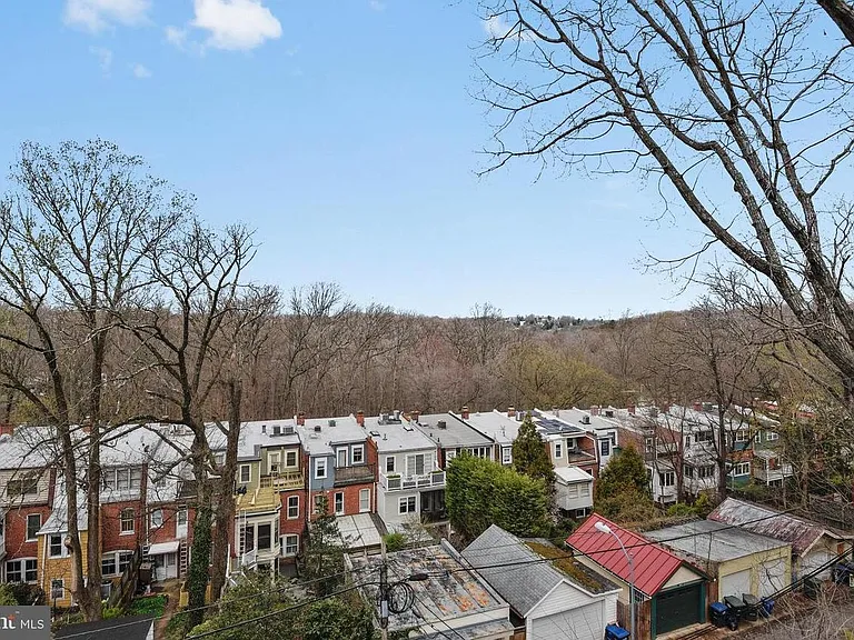 View over Rock Creek Park from the living room