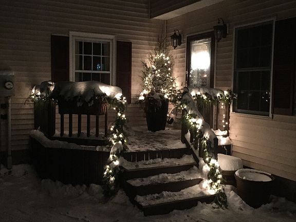 Outside Back Porch Winter