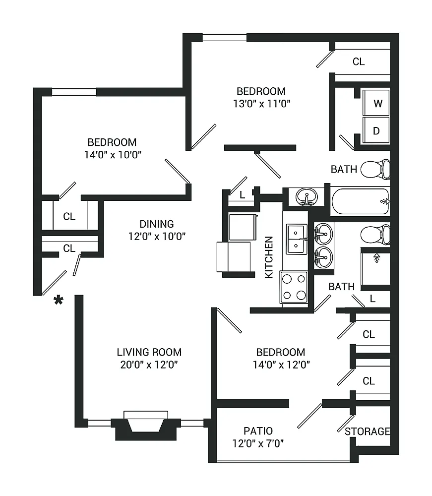 Floor plan Carter