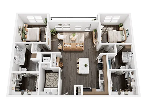 Floor plan B2 80