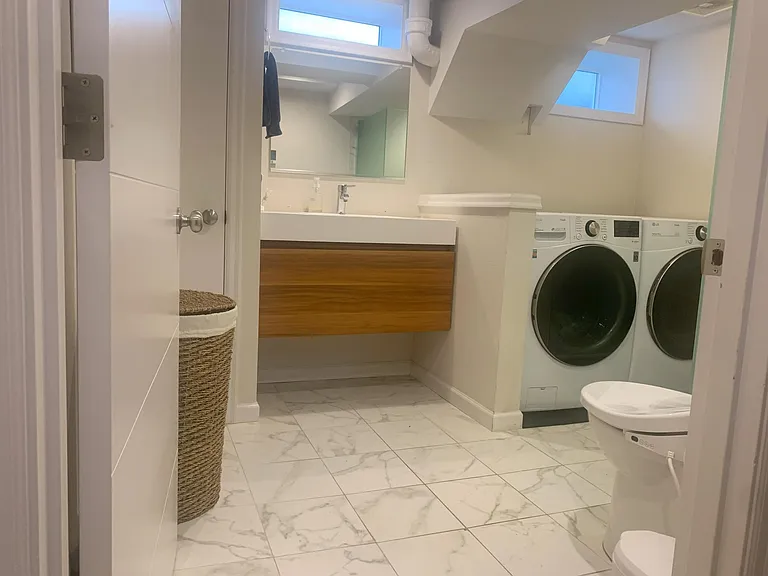 Master Bathroom with Laundry and Heated Floors