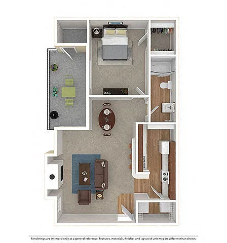 Floor plan A1B The Barton
