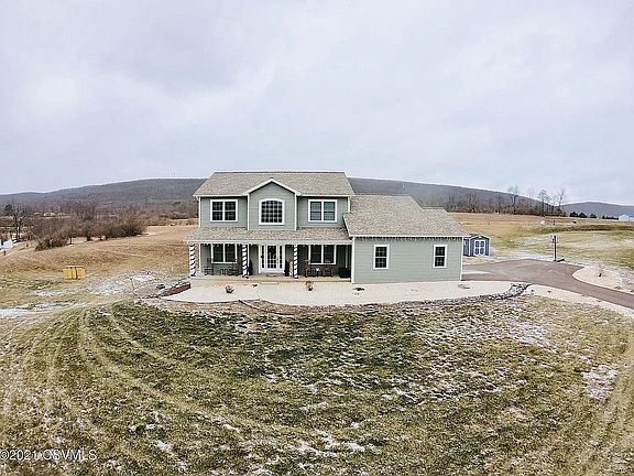 Sits on two acres.
