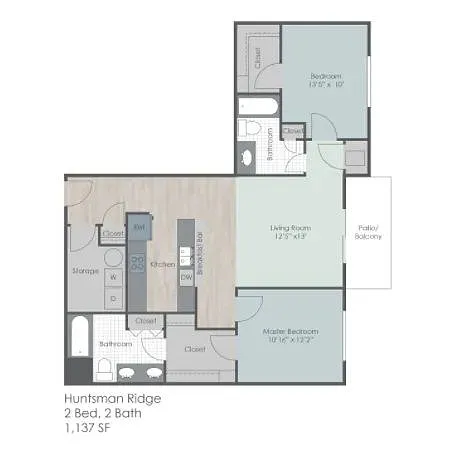Floor plan Huntsman Ridge