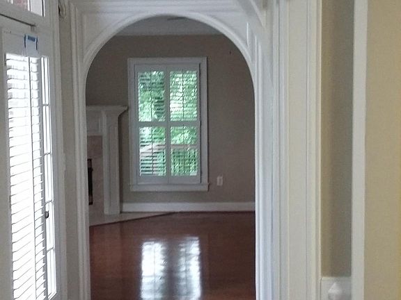 View from dining room to living room