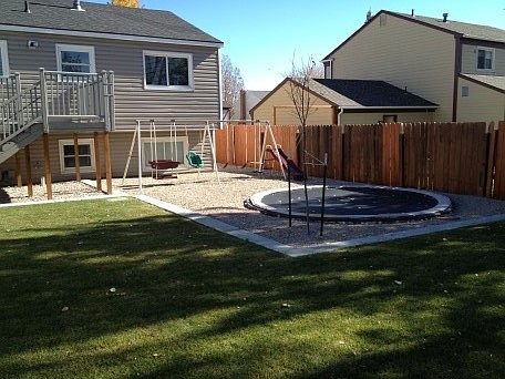 Graveled play area