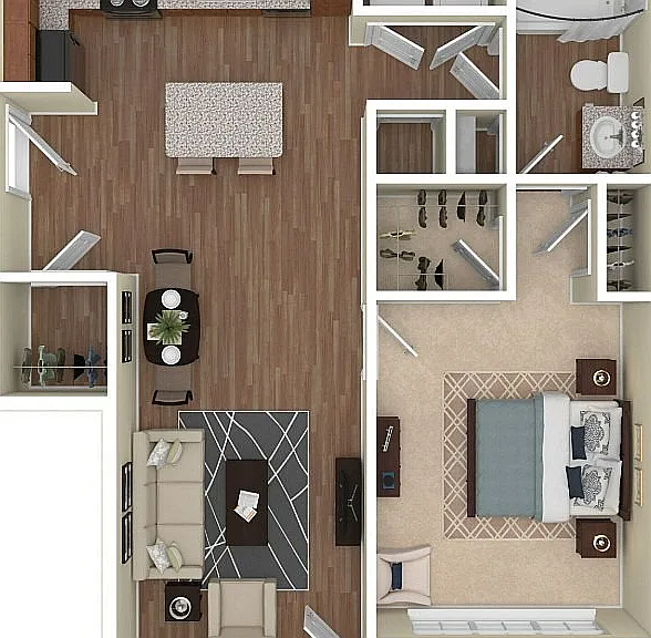 A1 3D Floorplan A1 3D Floorplan