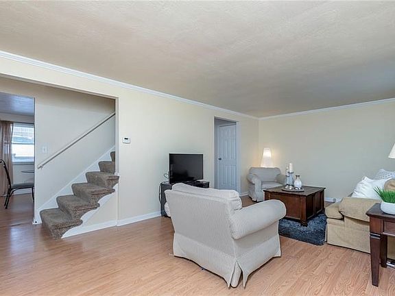 Entertaining will be easy as the living room opens into the kitchen and dining area.