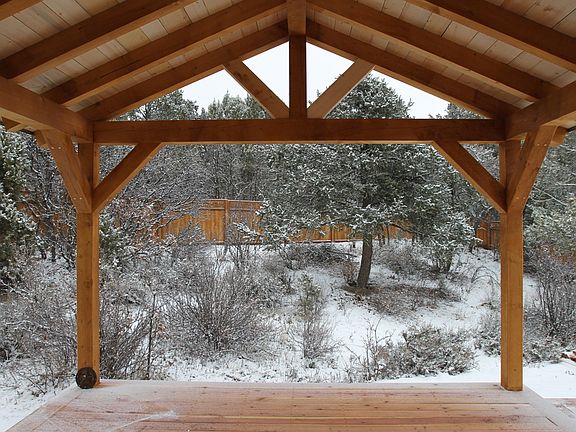 Back Timber Frame Porch
