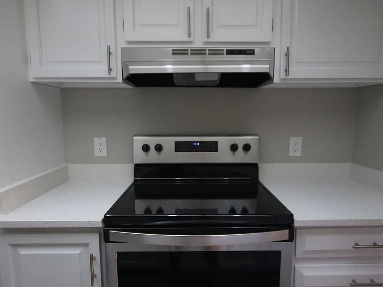 Your well-appointed kitchen includes stainless steel appliances: microwave, range, and oven. Note. Landlord is purchasing a counter top microwave prior to your move-in.