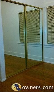 Bedroom new laminate flooring