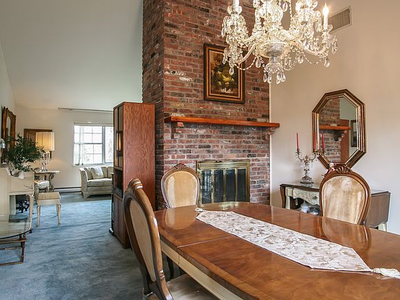 Dining Room with 2 Sided Fireplace