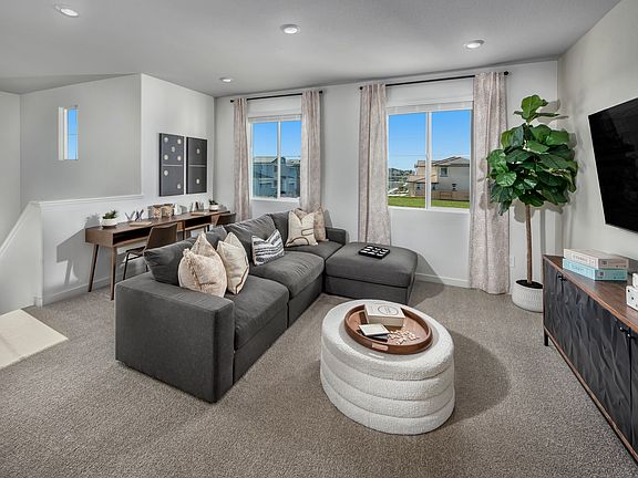 A modeled 5028 plan at a nearby Meritage Community in Oakley, CA