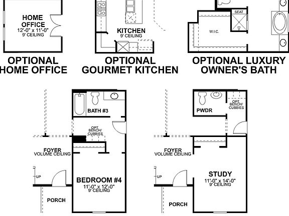 Zacate First Floor Options