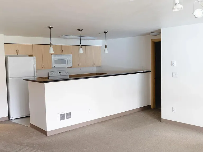 One Bedroom kitchen and dinning area