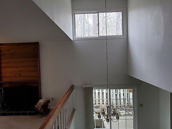 Looking into the dining room