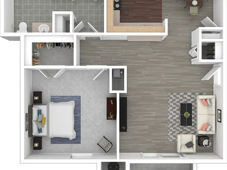 One Bedroom One Bath