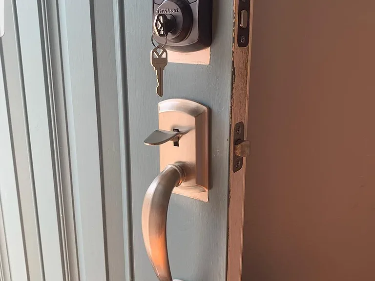 enter using keypad code.