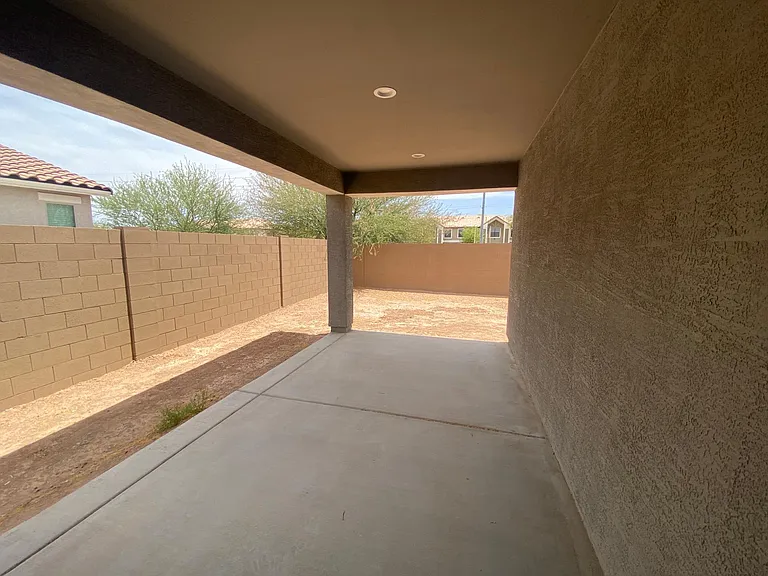Covered patio
