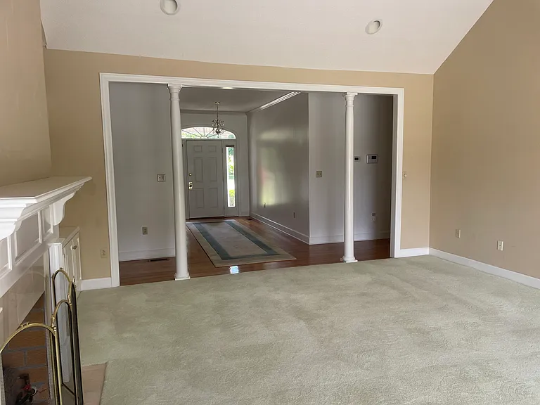 Entry foyer and great room
