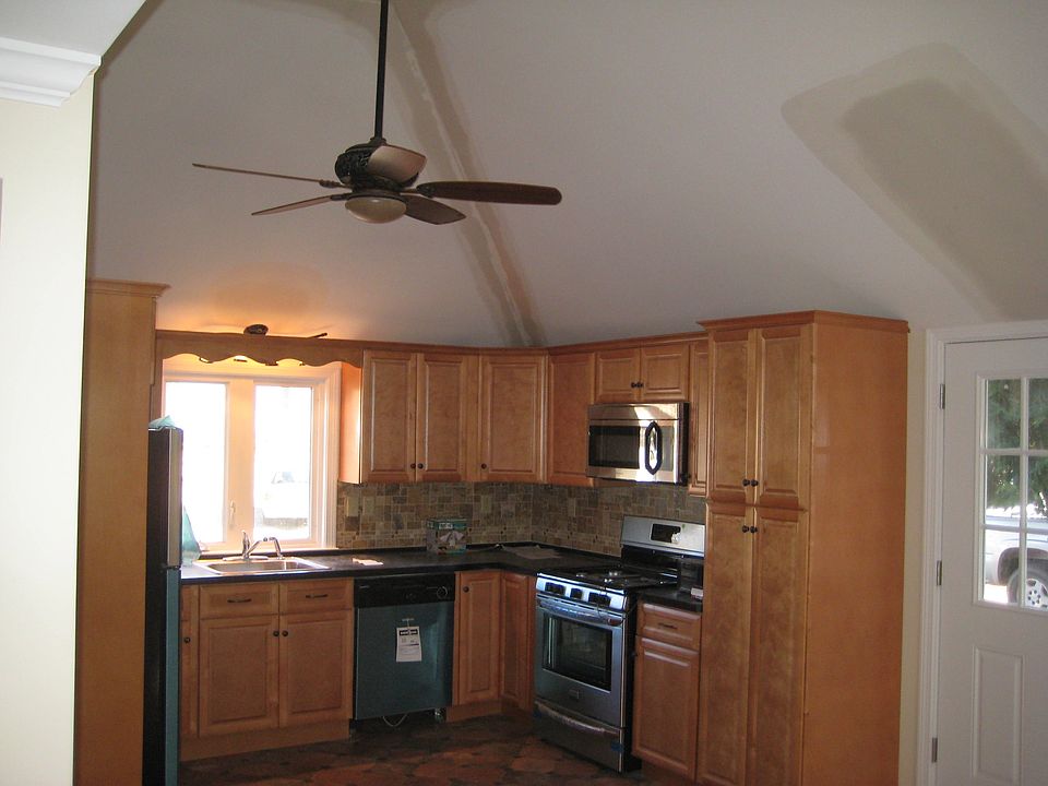 the kitchen