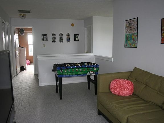 Another view of the loft area that serves as a common area for the bedrooms upstairs.
