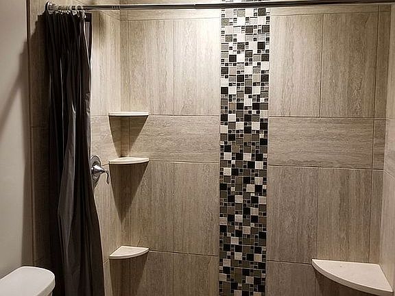 Master shower