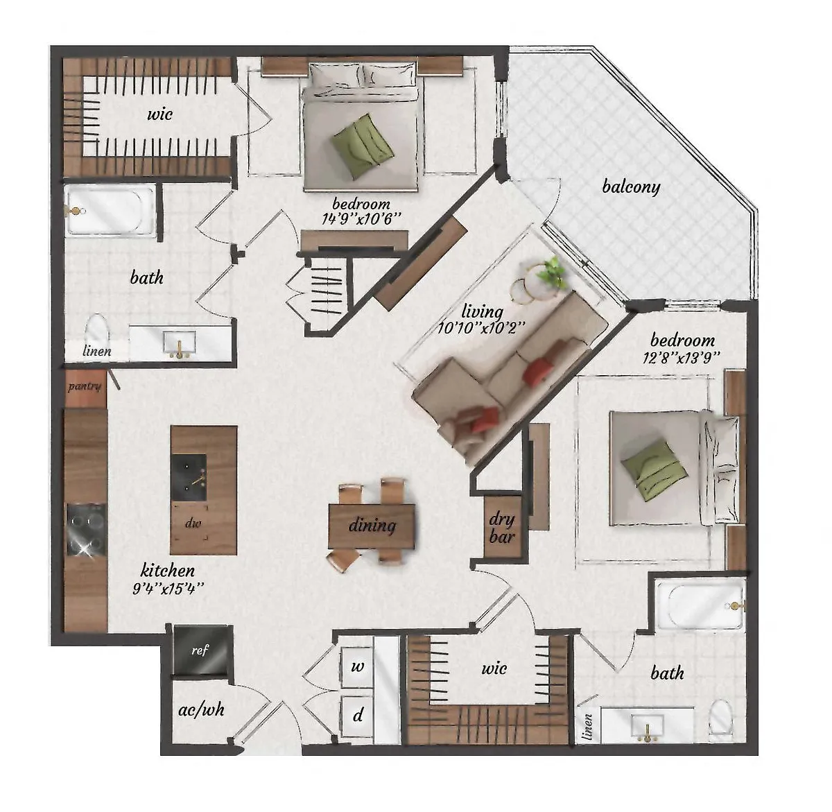 Floor plan B6