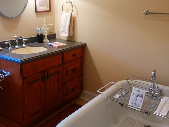 refinished claw foot tub