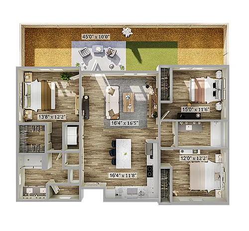 Floor plan The Retreat