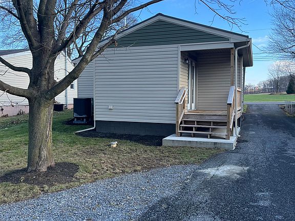 Rear of the home