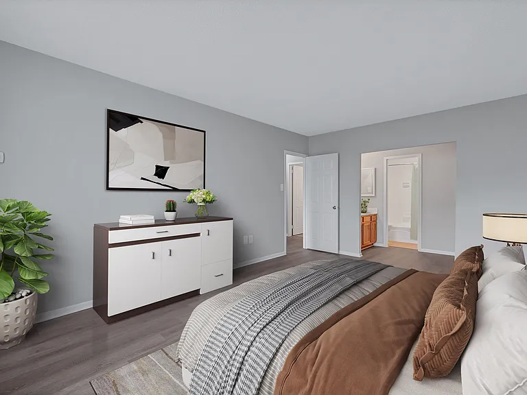 Spacious bedrooms
