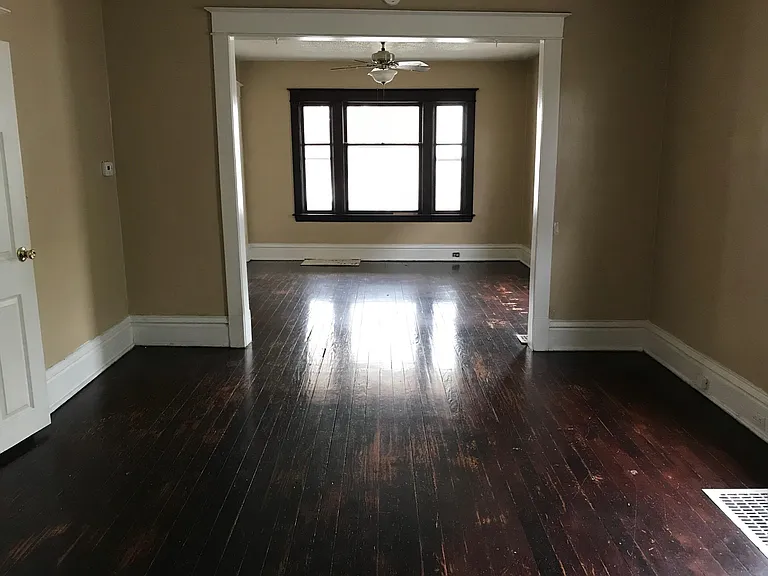 Spacious living area awaiting your personal decorating touch.