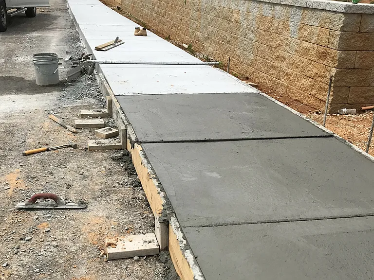 Alluvian Terrace sidewalks