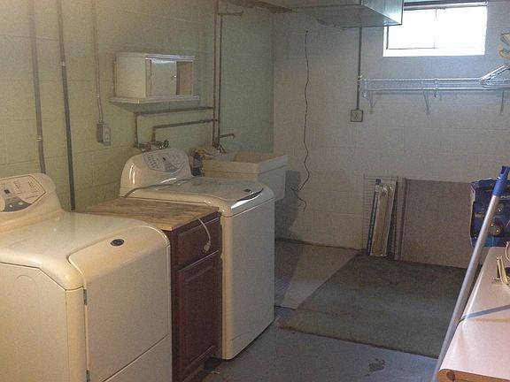 laundry area (washer and dryer not included)