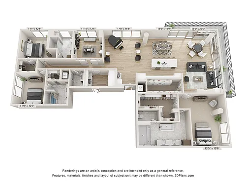 Floor plan The Canvas
