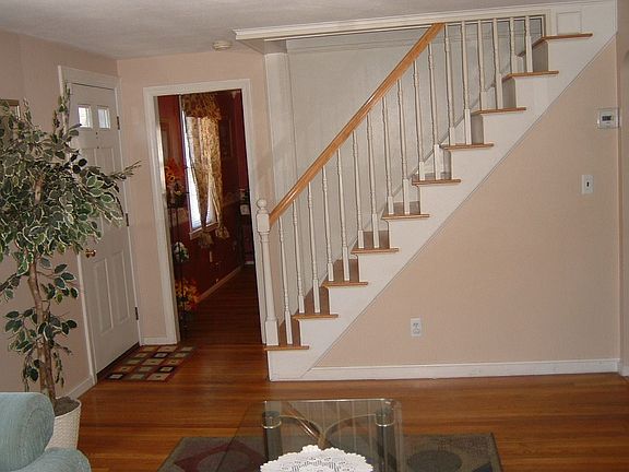 Lovely foyer and stairs!