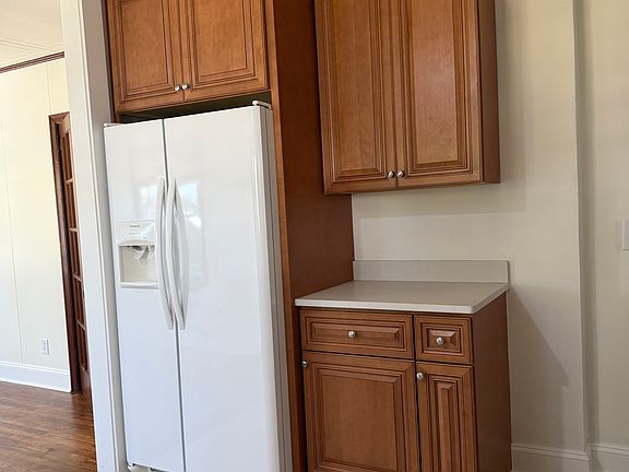 Kitchen - new fridge and countertop.