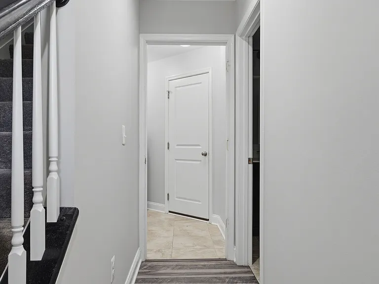 1st-floor laundry room leading to the garage.