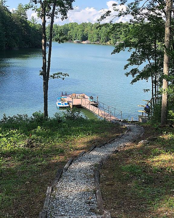 Lake and Dock View 