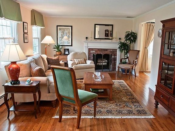 2 Formal Living Room with Fireplace