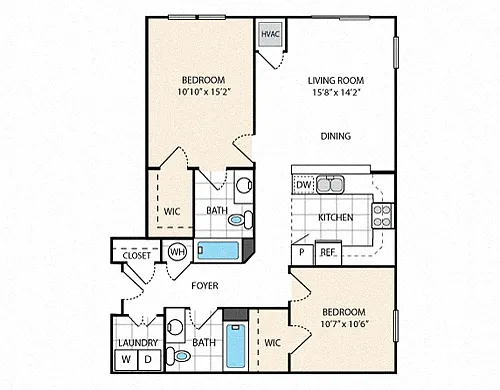 Floor plan MODEL D