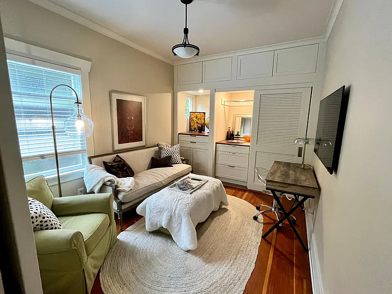 First floor office space / TV room - located off the kitchen & dining room