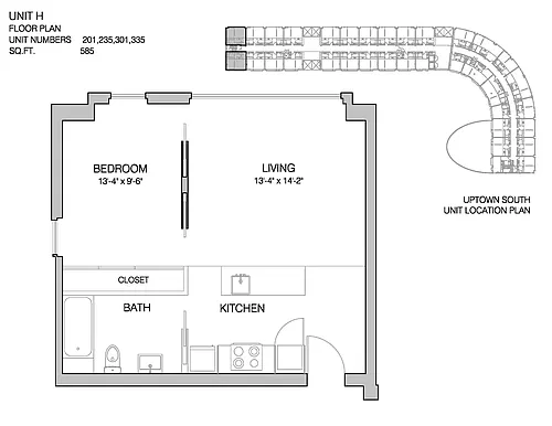 Floor plan S1-585