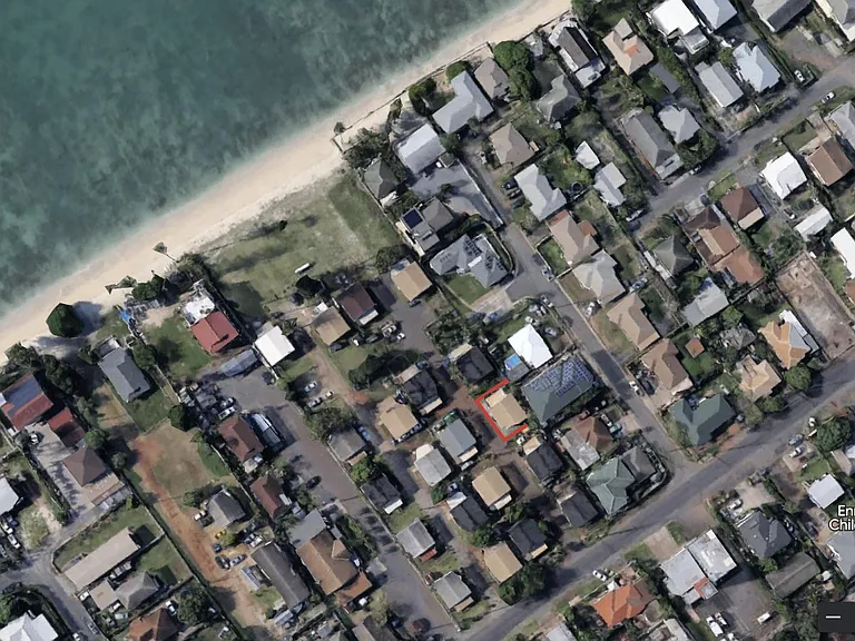 property outlined in red