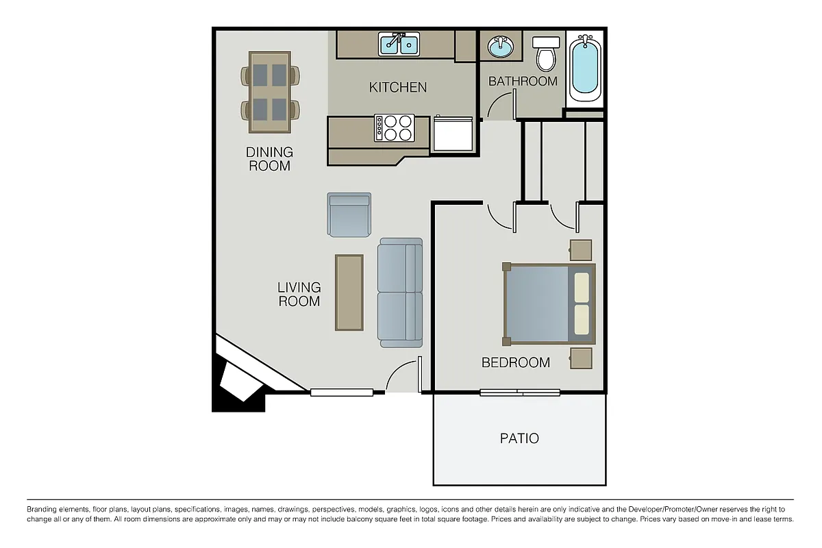 Floor plan Plan 1A