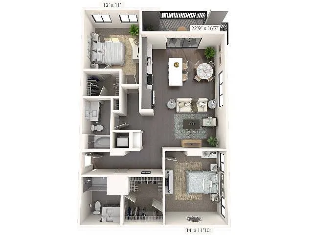 Floor plan Rose