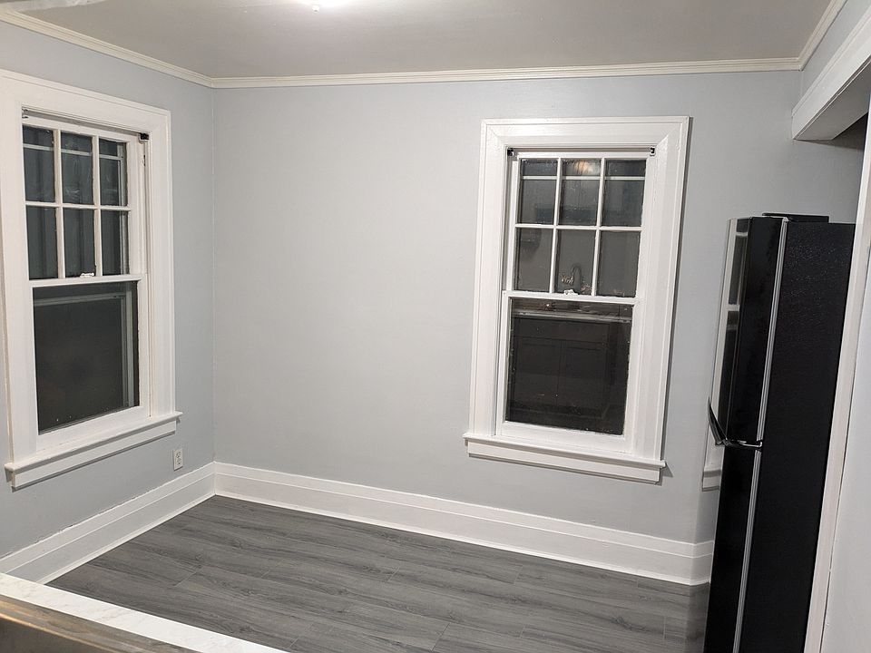 Open kitchen space. Room for table and chairs.