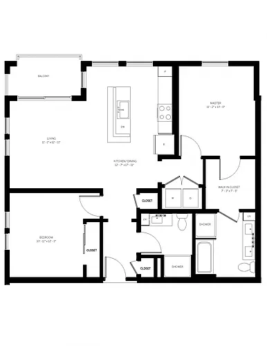 Floor plan B7