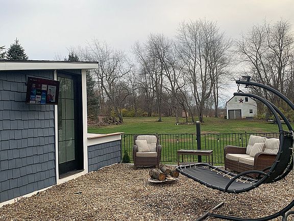 Gravel Patio by pool